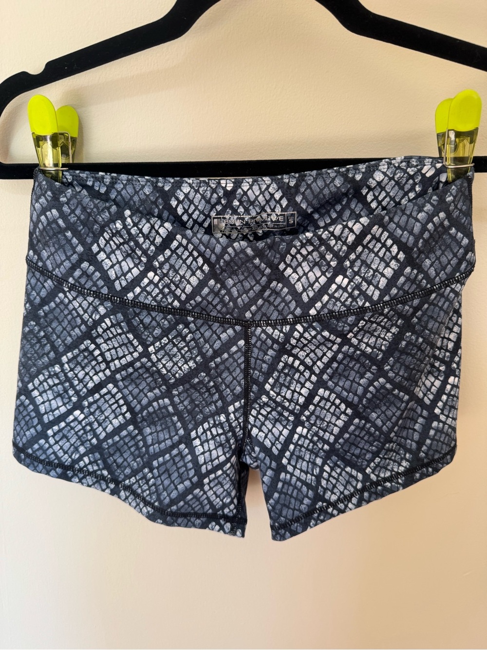 Born Primitive Geometric Print Athletic Shorts